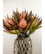 Set of 6 Realistic Artificial Botanica Faux Plants Thistle Fern Grass Le... - €111,53 EUR