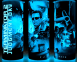 Glow in the Dark Terminator 2 90s SciFi Movie I&#39;ll Be Back Cup Tumbler  ... - $22.72