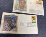UNITED STATES  1982  JACKIE ROBINSON  1981 Roy Campanella First DAY COVERS - $5.94
