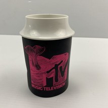 VTG 1991 MTV Music TV Koozie Cup Retro Cooler Foam &amp; Plastic Seltzer Can... - £18.68 GBP