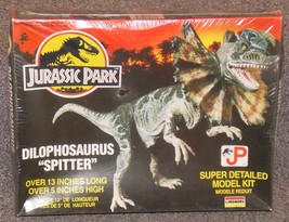 Vintage 1993 Jurassic Park Dilophosaurus Spitter Model Kit New In The Box - £47.07 GBP