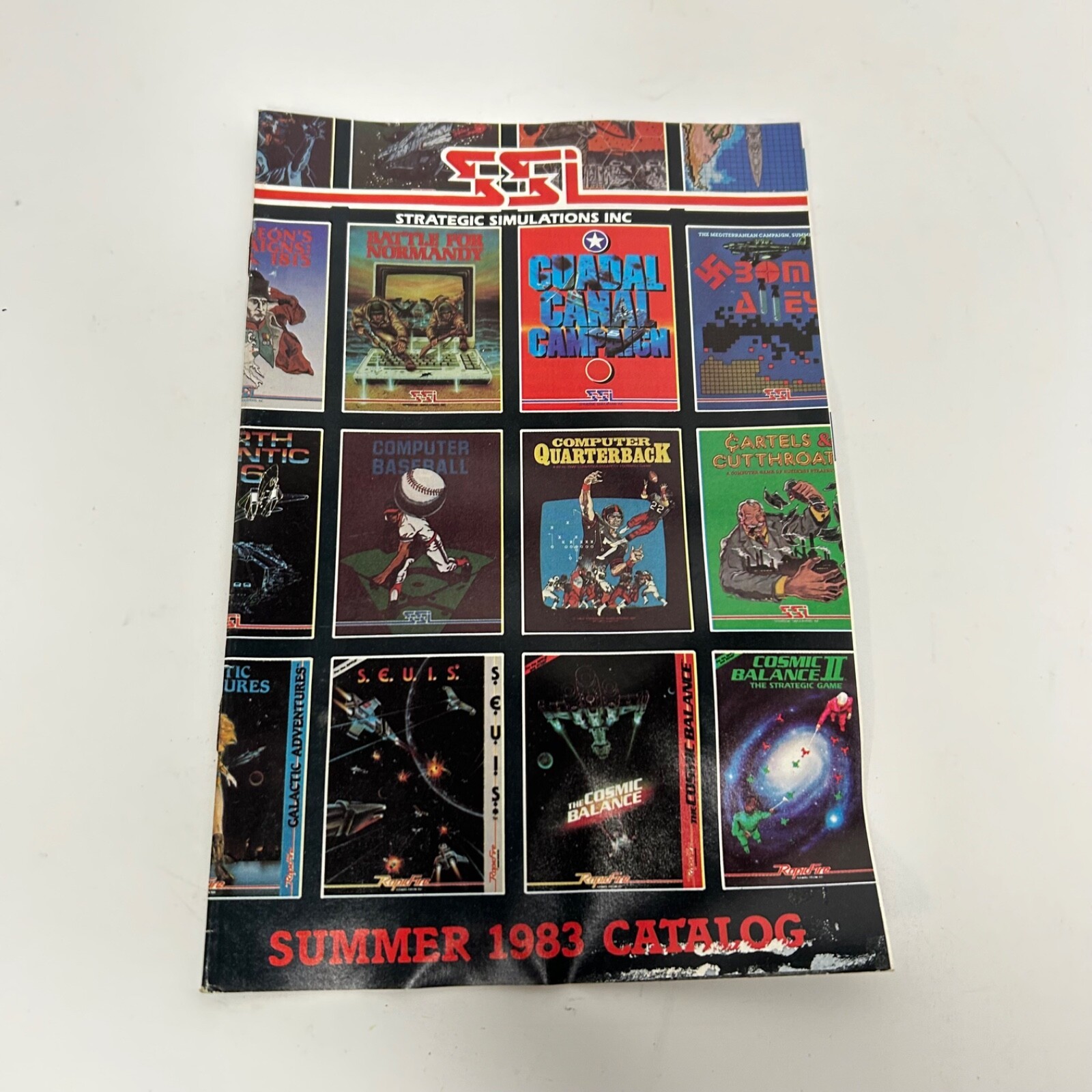 SSI Summer 1983 Game Catalog for Apple II, IBM, Atari, TRS-80, Commodore 64 - $18.73