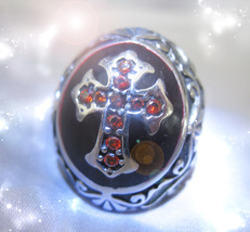 HAUNTED RING HIGHEST VAMPIRE RULER OF OVER 200+ VAMPIRES RARE EXTREME MAGICK image 2
