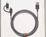 Native Union Belt Cable 6.5&#39; USB-C/Lightning/Micro to USB “MFi-Certified... - £9.97 GBP