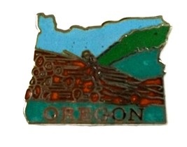 Oregon State Outline Hat Tac or Lapel Pin - £4.70 GBP
