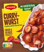 Maggi Currywurst Curry Sausage -Made In Germany- Pack Of 1 -FREE Us Shipping - $5.79