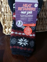 Heat Retainers By Muk Luks Women&#39;s Thermal Insulated Socks size 6-11 - £27.74 GBP