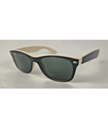 Ray-Ban RB2132 875 NEW WAYFARER Sunglasses Black &amp; Beige 52-18 145 3N FR... - $75.00