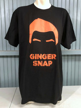 Ginger Snap Orange Graphic Draft Kings Black Mens XL T-Shirt  - £13.05 GBP