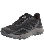 Saucony womens Peregrine 12 Running Shoe, Black/Charcoal, 8.5 US - $74.04+