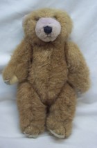 Vintage K&amp;M International Tan Jointed Teddy Bear 8&quot; Plush Stuffed Animal 1992 - £12.85 GBP