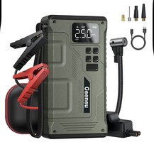 5000A【5 and 1】Geeneu Jump Starter W/ Air Compressor Car Battery Jump Box... - $88.06