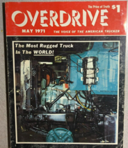 OVERDRIVE vintage Trucking Magazine  May 1971 - £31.64 GBP