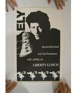 Joe Ely Poster Libertà Pranzo Aprile 14 Il Fascia e La Fireeaters Jagmo ... - $250.98 CAD