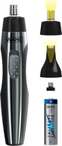 Wahl Mens Nose And Ear Trimmer (3 Piece Set) Ear Hair Removal, Black/Silver - £33.96 GBP