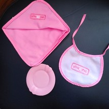 You and Me Blanket and Bib Set - Used, Excellent Condition, Slightly Used - £12.42 GBP