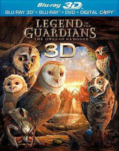 Legend of The Guardians-Owls of Ga&#39;hoole Blu-ray 3D Brand NEW! - £35.37 GBP