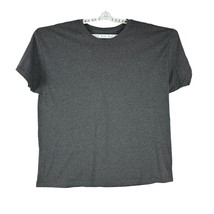 Charcoal Gray Crew Neck T Shirt Mens Short Sleeve Lightweight Size XL - $19.65