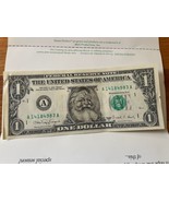 Limited Edition 1988 Santa Dollar $1 Bill MINT Christmas Stop &amp; Shop Bos... - $18.09