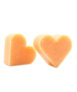10 Mini Heart Shaped Guest Soap Bars - Orange &amp; Warm Ginger - £6.27 GBP
