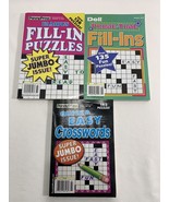 2019 Penny Press Fill Ins - Quick &amp; Easy Crossword Puzzles Dell Fill-ins... - £9.81 GBP