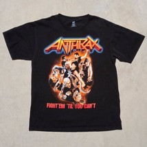 Anthrax 2011-2012 Fight Em Til You Can&#39;t Concert Tour T-Shirt - Size Medium - £14.11 GBP