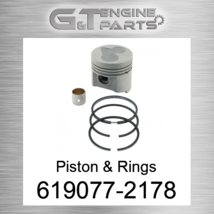 619077-2178 PISTON &amp; RINGS Reliance Power (NEW AFTERMARKET) - $171.05