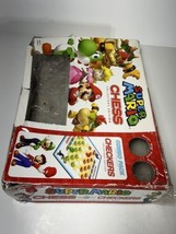 Nintendo Super Mario Chess &amp; Checkers Set Collector’s Edition USAOPOLY Damage BX - £23.68 GBP