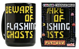 NEW SEALED Zak Pac Man Color Changing Coffee Mug - $19.79