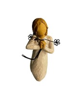 Willow Tree Friendship Girl Figurine W/ Flowers #26155 Figure Susan Lord... - $15.42 CAD