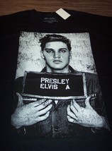 ELVIS PRESLEY MUG SHOT T-shirt MENS SMALL NEW w/ TAG - £15.55 GBP