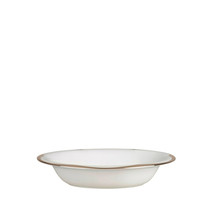 VERA WANG Wedgwood Lotus Open Vegetable Bowl Bone China White Platinum N... - $39.99