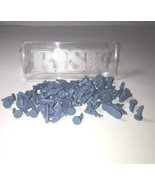 RISK 1998 Board Game Replacement Pieces: 60 Blue Army Pieces VINTAGE plu... - £8.46 GBP