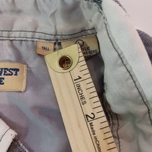 Northwest Blue Shirt Mens L Tall Green & White Plaid Vintage Flannel Long Sleeve image 8