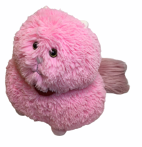 RARE HTF Animal Adventure Pink Cat Pink Red Heart Stuffed Plush Shaggy T... - £47.16 GBP