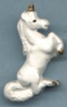 Ceramic White Unicorn Bead - £3.99 GBP