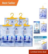 Home Moisture Control: 5 Packs of 7 Oz Dehumidifiers – Safely Eliminates... - $37.57