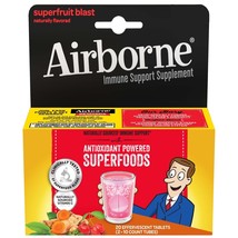 Airborne Naturally Sourced Vitamin C (Acerola Cherries) 20 Effervescent Tablets - $15.34