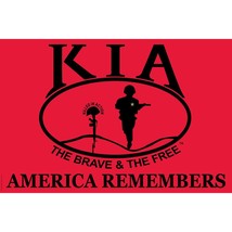 KIA America Remembers Flag (4ft x 6ft) - £48.10 GBP