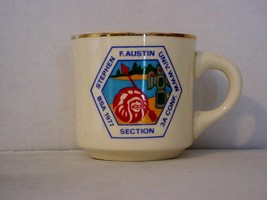 BSA 1970&#39;s Boy Scout Coffee Mug Cup Stephen F. Austin Univ. 1977 WWW Sec... - £3.85 GBP
