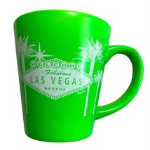 Vintage Green Las Vegas Coffee Mugs - £12.62 GBP
