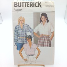 Butterick 6471 Vintage Shirt Sewing Pattern For Women Size 14-16-18 - £13.46 GBP