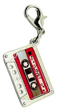 Cassette Tape Keyring Charm Musique Zipper Pull Pendentif Mixtape Key Ch... - £3.31 GBP