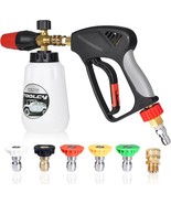 Toolcy Foam Cannon Kit With Pressure Washer Gun 5000 Psi, 5, Industrial ... - $103.96