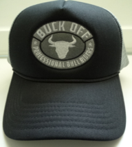 PBR Professional Bull Riders Buck Off Grey and Black Licensed Trucker Hat - $23.95