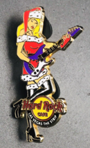 2009 Hard Rock Cafe Las Vegas The Strip Pin Santa Lady w/ Guitar LE -- 2... - $13.99