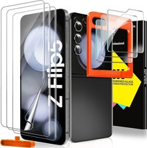 [9 in 1] Compatible With Samsung Galaxy Z Flip 5 Screen Protector - $16.44