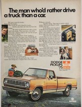 1975 Print Ad Dodge Pickup Trucks for &#39;75 with Electronic Ignition - £16.44 GBP