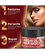 Repairs Hair Mask Argan Oil Treatment Hair Conditioner Moisturizer - $27.42 CAD