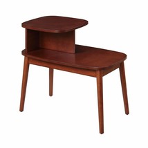 Convenience Concepts Maxwell Mid-Century End Table in Mahogany Wood Finish - $166.99